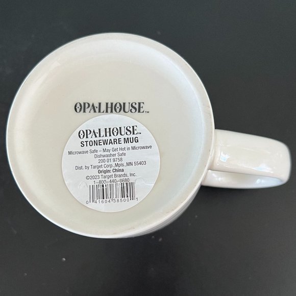 NWT OPALHOUSE Letter "J ” Monogram Initial Purple & Metallic Gold Ribbed Mug - Picture 6 of 7